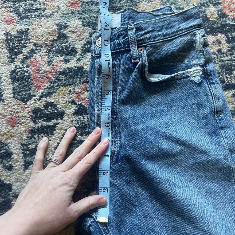 Agolde Riley Size 27 Button Fly High Rise Women's Jeans - Picture 11 of 11